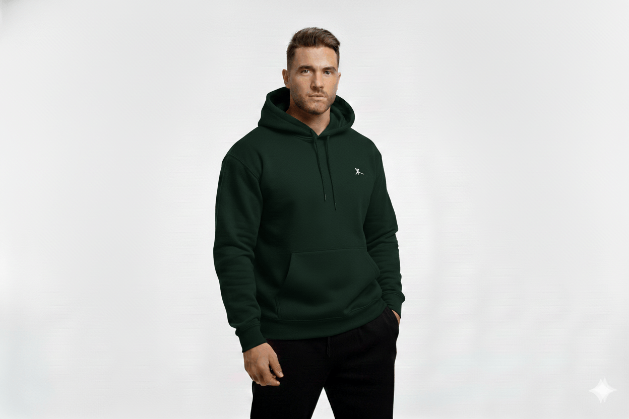 PRINTED DROP SHOULDER HOODIE FOR MEN - Zarvoux