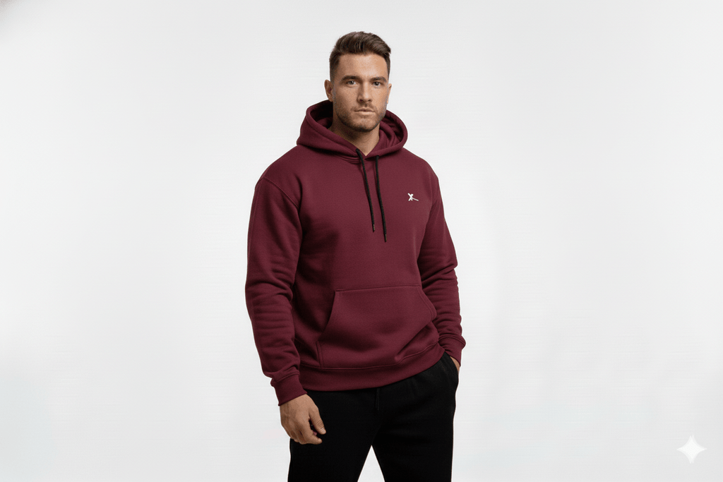 PRINTED DROP SHOULDER HOODIE FOR MEN - Zarvoux
