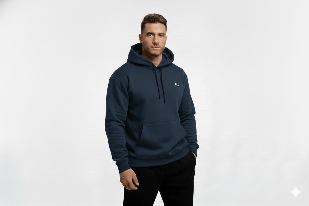 PRINTED DROP SHOULDER HOODIE FOR MEN - Zarvoux