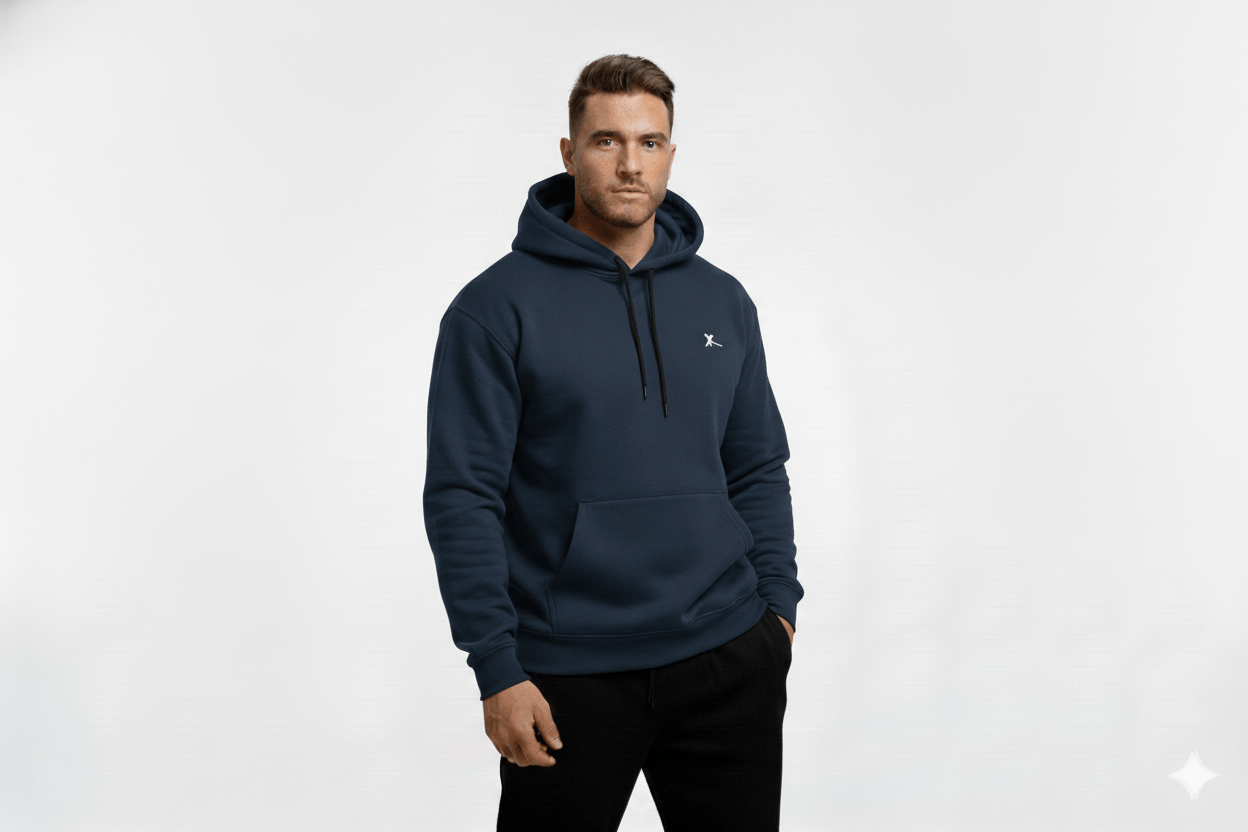 PRINTED DROP SHOULDER HOODIE FOR MEN - Zarvoux
