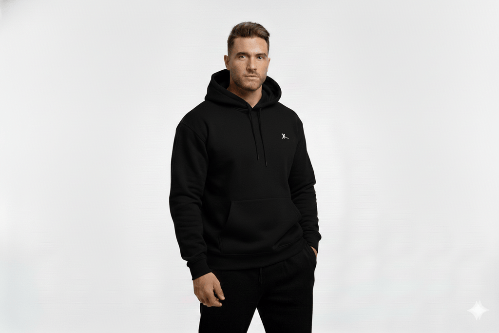 PRINTED DROP SHOULDER HOODIE FOR MEN - Zarvoux
