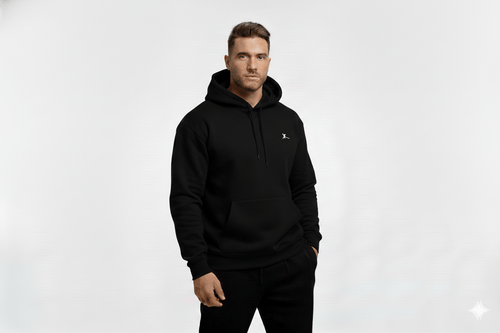 PRINTED DROP SHOULDER HOODIE FOR MEN - Zarvoux