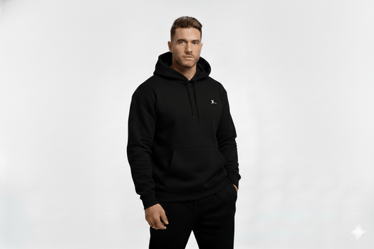 PRINTED DROP SHOULDER HOODIE FOR MEN - Zarvoux