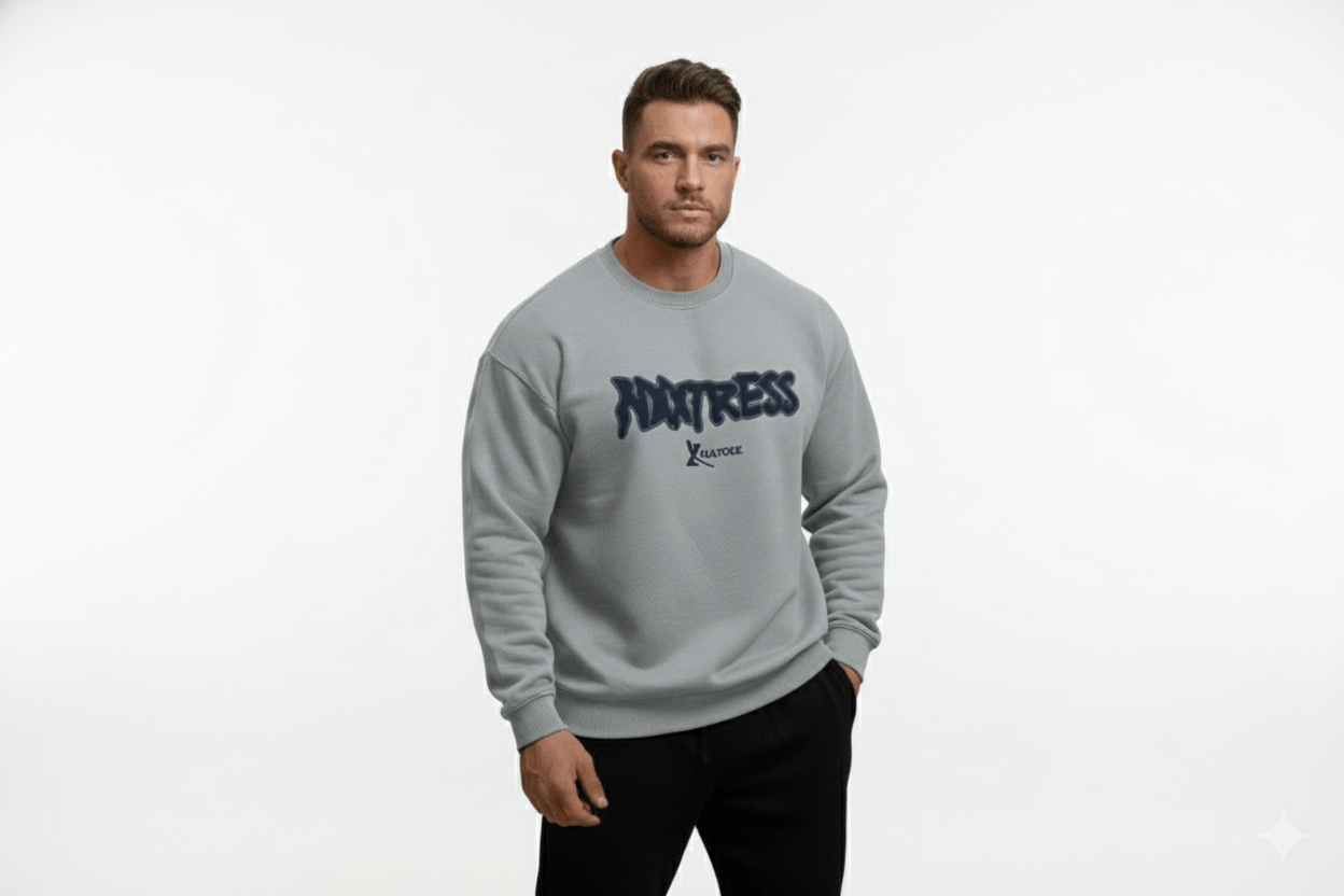 Printed Sweatshirt for Men – Winter Beggie Sweatshirt - Zarvoux