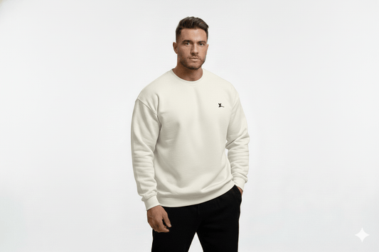 Solid Sweatshirt for Men – Winter Beggie Sweatshirt - Zarvoux