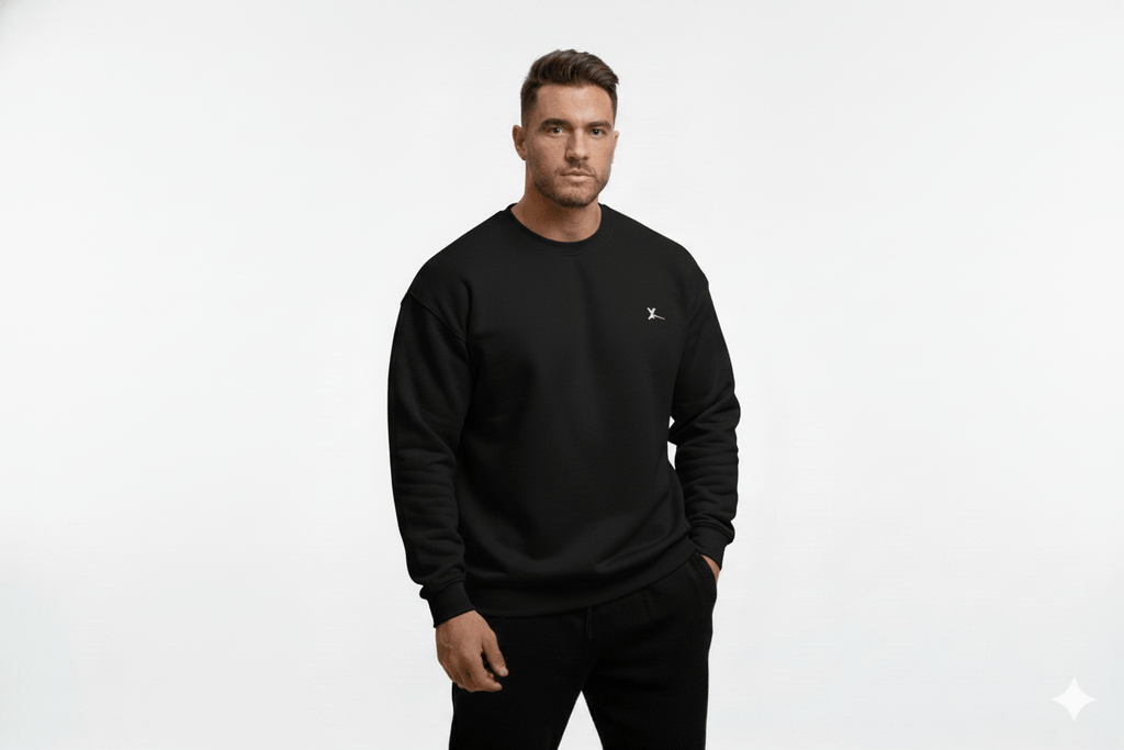 Solid Sweatshirt for Men – Winter Beggie Sweatshirt - Zarvoux